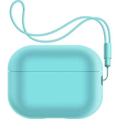 Чехол для наушников Armorstandart Silicone Case with straps для Apple Airpods Pro 2 Mint (ARM68615)