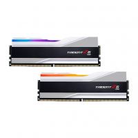 Модуль памяти для компьютера DDR5 32GB (2x16GB) 7600 MHz Trident Z5 RGB Silver G.Skill (F5-7600J3646G16GX2-TZ5RS)