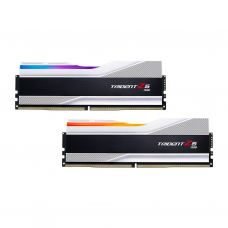 Модуль памяти для компьютера DDR5 32GB (2x16GB) 7600 MHz Trident Z5 RGB Silver G.Skill (F5-7600J3646G16GX2-TZ5RS)