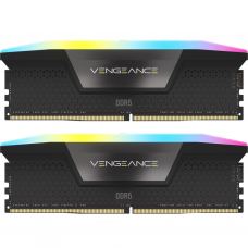 Модуль памяти для компьютера DDR5 32GB (2x16GB) 5600 MHz Vengeance RGB Black Corsair (CMH32GX5M2B5600Z40)