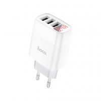 Зарядний пристрій HOCO C93A Easy charge White (6931474760593)