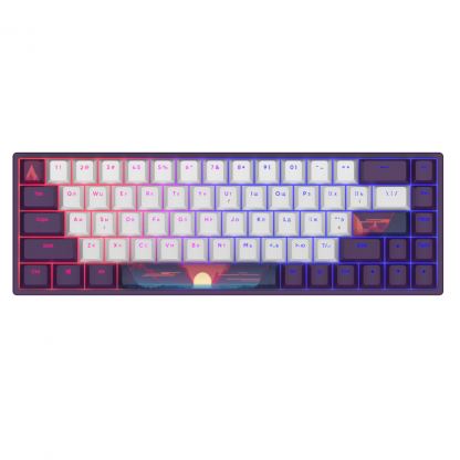 Клавиатура Dark Project Sunrise PBT RGB Mech G3MS Sapphire USB Violet/White (DPP68_GSH_SUNR_ANSI_UA)