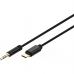 Переходник USB-C to stereo audio 3.5mm (CDLA) 1.5m Cablexpert (CCA-CM3.5M-1.5M)