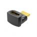 Переходник HDMI F to HDMI M 270° 4K 60Hz PVC Vention (AINB0)