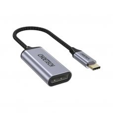 Переходник USB-C M to DisplayPort F 0.2m 4K60Hz gray Choetech (HUB-H11-GY-V2)