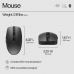 Мышка HP 710 Silent Rechargeable Wireless Black (6E6F2AA)