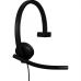Наушники Logitech H570e Corded for Business Mono Teams USB-C Black (981-001427)