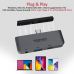 Концентратор Promate USB Hub 4 ports padhub-pro.grey (padhub-pro.grey)