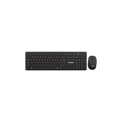 Комплект Maxxter KMS-WCM-02B-UA Wireless UA Black (KMS-WCM-02B-UA)