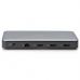 Порт-репликатор Digitus USB-C > 2xHDMI/DP/2xUSB-A/USB-C/SD/MicroSD/RJ54/DC/Audio (DA-70917)