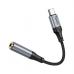 Переходник USB-C to 3.5mm F 0.12m Black HOCO (6942007608886)