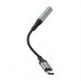 Переходник USB-C to 3.5mm F 0.12m Black HOCO (6942007608886)