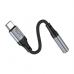 Переходник USB-C to 3.5mm F 0.12m Black HOCO (6942007608886)