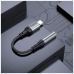 Переходник USB-C to 3.5mm F 0.12m Black HOCO (6942007608886)