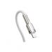 Дата кабель USB-C to Lightning 2.0m Cafule Metal PD 20W white Baseus (CATLJK-B02)