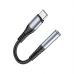 Переходник USB-C M to 3.5mm F LS33 metal gray HOCO (6931474761163)