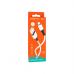 Дата кабель USB 2.0 AM to Micro 5P 1.0m 2.4A silicone BX79 white BOROFONE (6974443384772)