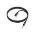 Кабель мультимедийный Lightning to 3.5mm M 1.0m black BOROFONE (6941991117749)