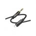Кабель мультимедийный Lightning to 3.5mm M 1.0m black BOROFONE (6941991117749)