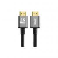 Кабель мультимедийный HDMI M to HDMI M 3.0m V2.0 black XO (GB017A-HDMI.tranish)
