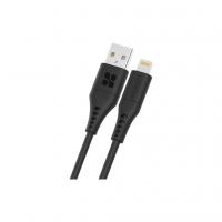 Дата кабель USB 2.0 AM to Lightning 1.2m 2.4A black Promate (powerlink-ai120.black)