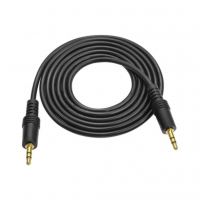 Кабель мультимедийный 3.5mm M to 3.5mm M 1.5m black Voltronic (YT-AUXGJ(M)/(M)-1.5-B)