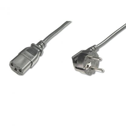 Кабель питания C13 0.75m 0.75mm black Digitus (AK-440109-008-S)