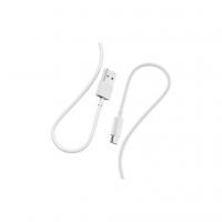 Дата кабель USB 2.0 AM to USB-C 1.0m 2.4A white Denmen (D22T-WH)