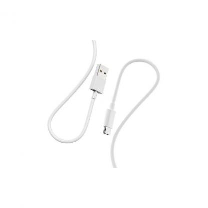 Дата кабель USB 2.0 AM to USB-C 1.0m 2.4A white Denmen (D22T-WH)