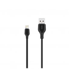 Дата кабель USB 2.0 AM to Lightning 2.0m 2.1A black XO (XO-NB-103-L-2-BK)