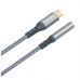 Переходник USB-C to 3.5mm F 0.14m gray ColorWay (CW-AD-CJ)