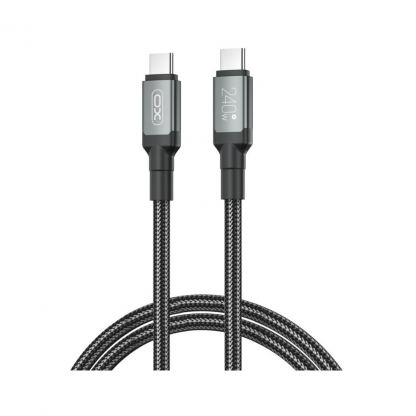 Дата кабель USB-C to USB-C 1.0m 240W black XO (NBQ264A_С_Black)