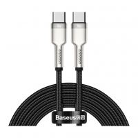 Дата кабель USB-C to USB-C 2.0m 100W metal black Baseus (CATJK-D01)