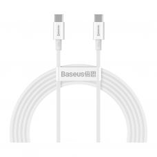 Дата кабель USB-C to USB-C 1.0m 100W white Baseus (CATYS-B02)