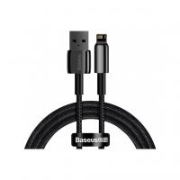 Дата кабель USB 2.0 AM to Lightning 2.0m 2.4A black Baseus (CALWJ-A01)