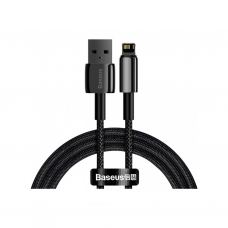 Дата кабель USB 2.0 AM to Lightning 2.0m 2.4A black Baseus (CALWJ-A01)