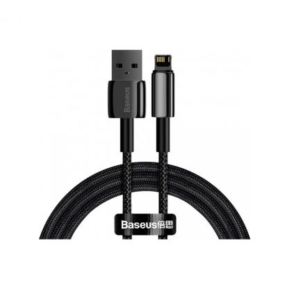 Дата кабель USB 2.0 AM to Lightning 2.0m 2.4A black Baseus (CALWJ-A01)