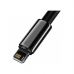 Дата кабель USB 2.0 AM to Lightning 2.0m 2.4A black Baseus (CALWJ-A01)