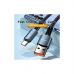 Дата кабель USB 2.0 AM to USB-C 2.0m 100W blue Essager (EXC7A-CGA03-P)