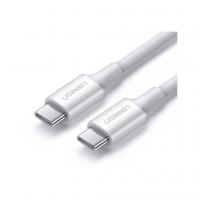 Дата кабель USB-C to USB-C 1.5m 5A 100W US300 white UGREEN (80370)