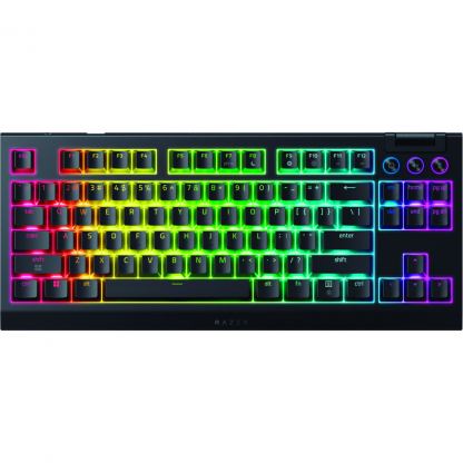 Клавіатура Razer BlackWidow V4 Low-Profile TKL Wireless/Bluetooth/USB Yellow switch UA Black (RZ03-05450100-R3M1)