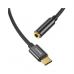 Переходник USB-C M to 3.5mm F 0.1m black Baseus (CATL54-01)