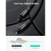 Кабель мультимедійний Optical Toslink 2.0m AV108 black UGREEN (10540)