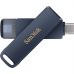 USB флеш накопичувач SanDisk 128GB Phone Drive for iPhone Metallic Sky Lightning/Type-C U (SDIXD0N-128G-GN6NE)
