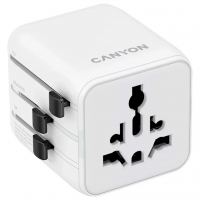 Переходник Canyon Travel Adapter OnTour One EU/UK/US/AUS White (CNS-TA1005W)