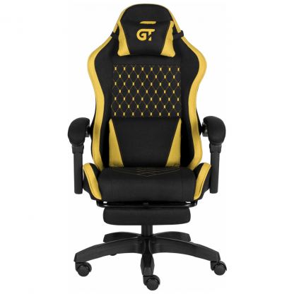 Кресло игровое GT Racer X-2339 Black/Yellow (X-2339 Fabric Black/Yellow)