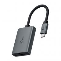Зчитувач флеш-карт TP-Link USB-C SD + TF silver (UA430C)