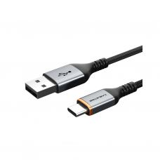 Дата кабель USB 2.0 AM to USB-C 1.5m Cabletime (CA915224)