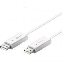 Дата кабель USB 2.0 AM/AM 1.8m Windows & Mac J5create (JUC400-N)