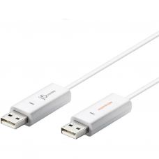 Дата кабель USB 2.0 AM/AM 1.8m Windows & Mac J5create (JUC400-N)